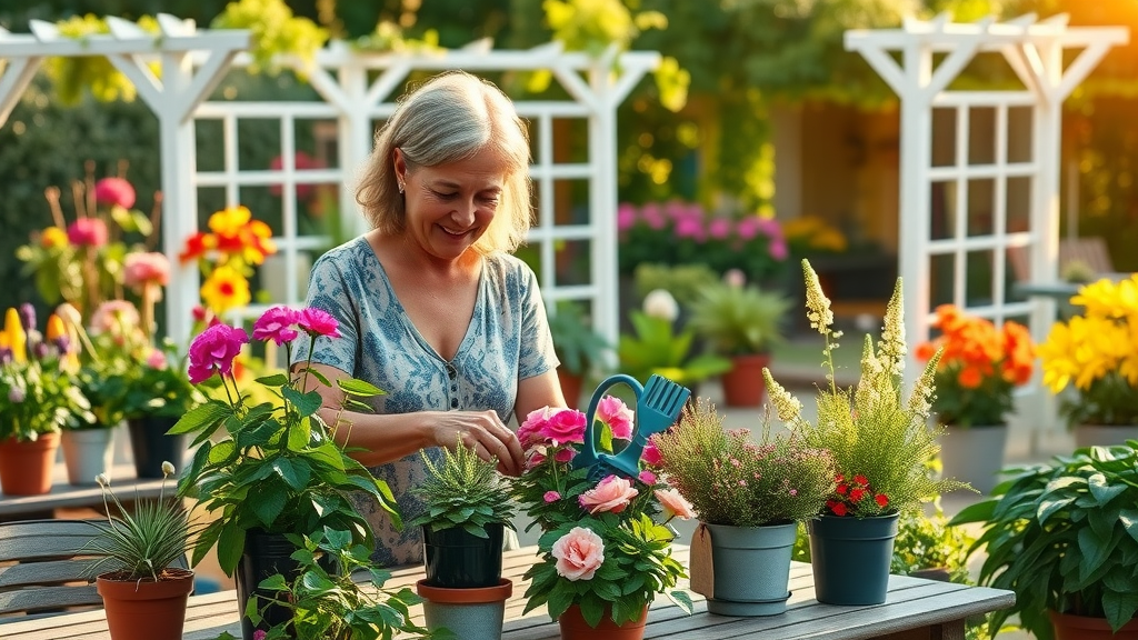 Local plant delivery enhances patios with vibrant flowers and fresh greens.