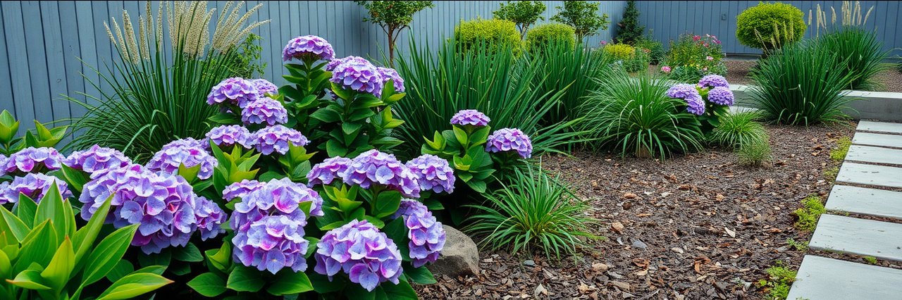 Well-manicured garden bed showing professional Vancouver landscaping services.