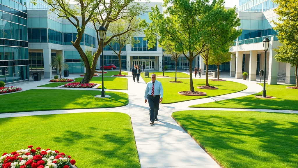 Commercial landscape services transform lush business grounds for top curb appeal